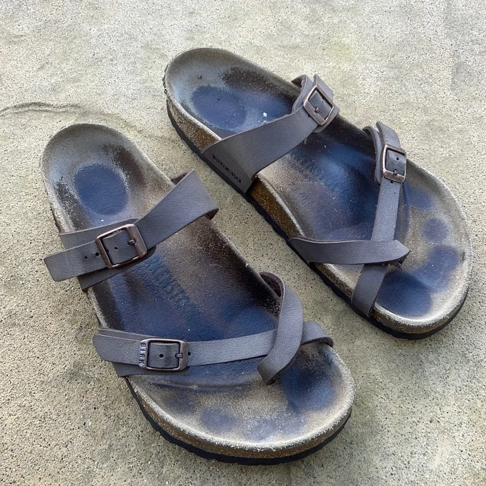 Birkenstock Mayari Birko-Flor Cork Sandal Women's Size 39/8-8-8.5